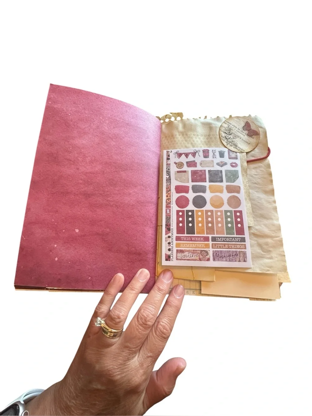 Handmade Junk Journal Theatre Theme One of a Kind